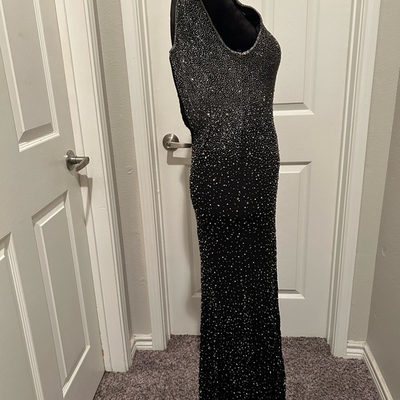 Vintage Sean Collection Black beaded dress, Silk - Picture 2 of 4